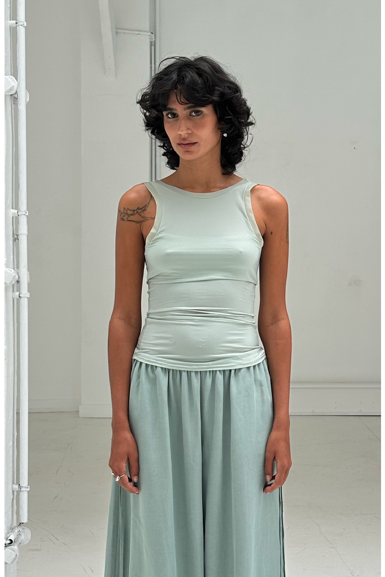 Oli Tank Top, Alternate, color, Teal