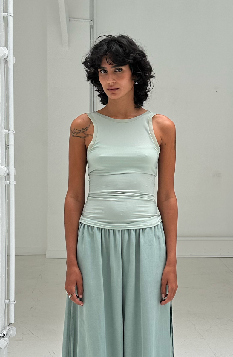 SAEMDI Oli Tank Top, Alternate, color, Teal