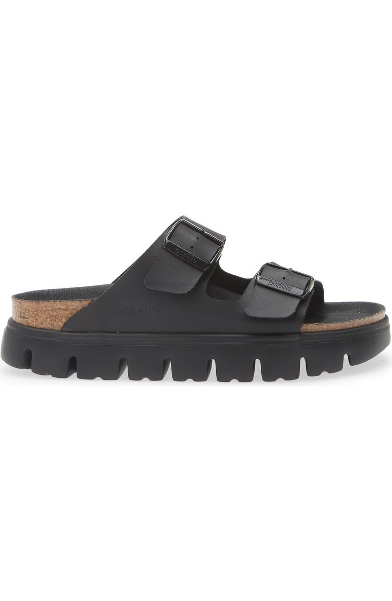 Birkenstock Papillio by Birkenstock Arizona Chunky Platform Sandal, Alternate, color, Black