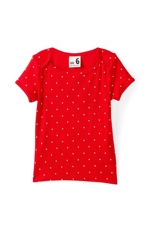 Kid's Fitted Essential Raya Square Neck Tee