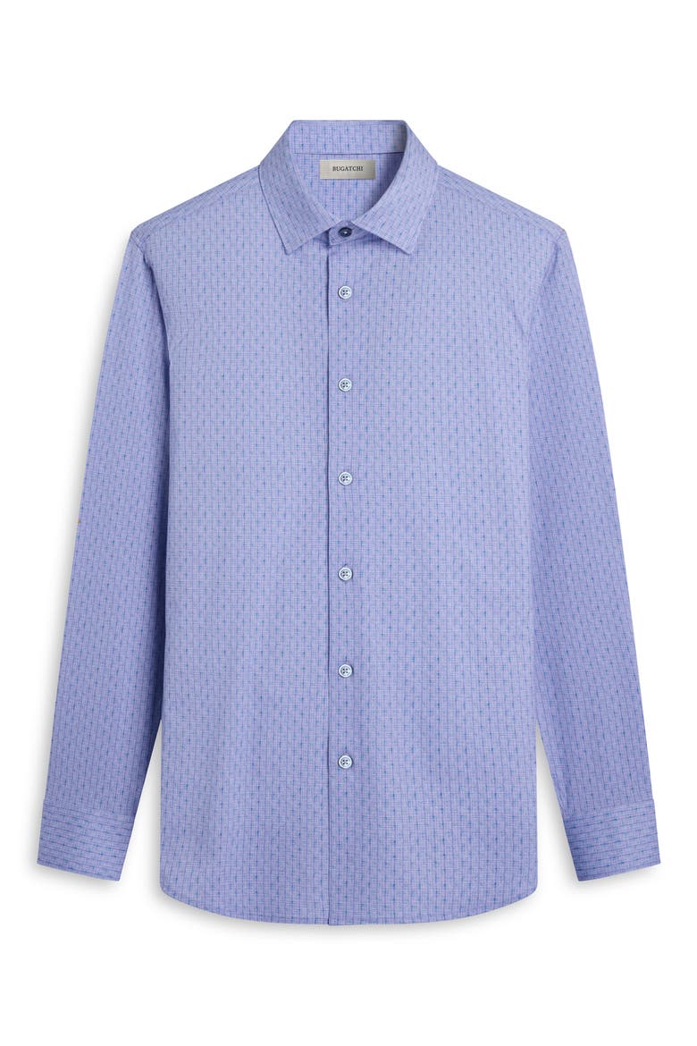 Jules OoohCotton® Floral Check Print Button-Down Shirt, Alternate, color, LILAC