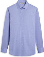 Bugatchi Jules OoohCotton® Floral Check Print Button-Down Shirt