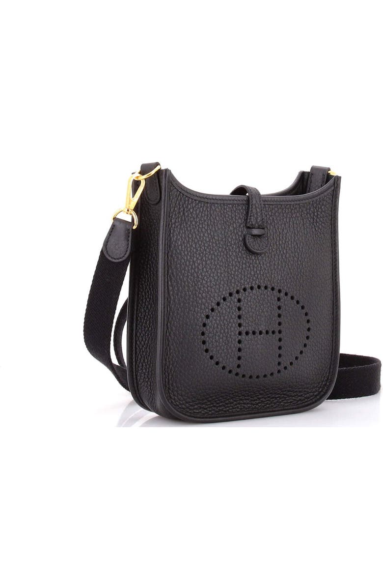 Pre-Owned Hermes Evelyne Bag Gen III Clemence TPM, Alternate, color, Noir