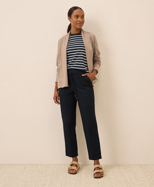 Pact Organic Cotton Daily Twill Drawstring Pant In Blue