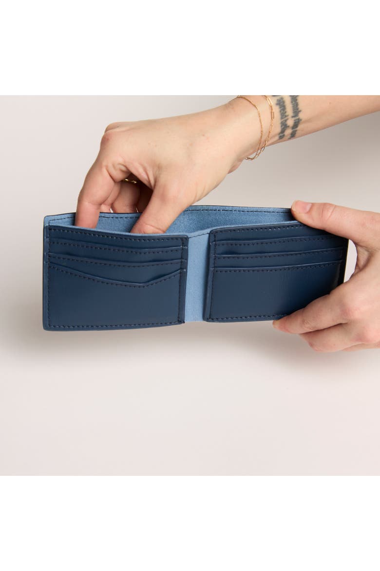 Gala Bifold Wallet, Alternate, color, Navy / Bluestone