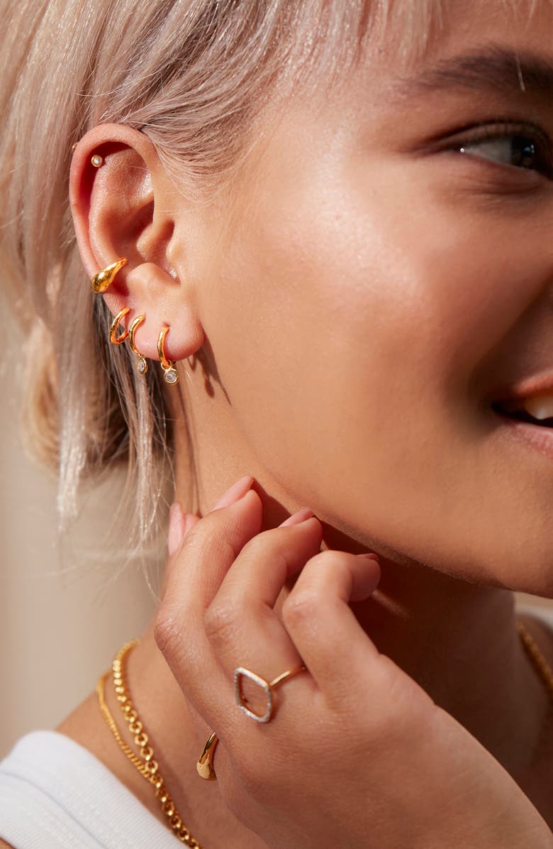 Monica Vinader Linear Diamond Stud Earring, Alternate, color, 