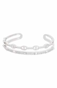 Juvell Cubic Zirconia Cuff Bracelet