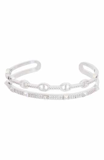 Cubic Zirconia Cuff Bracelet