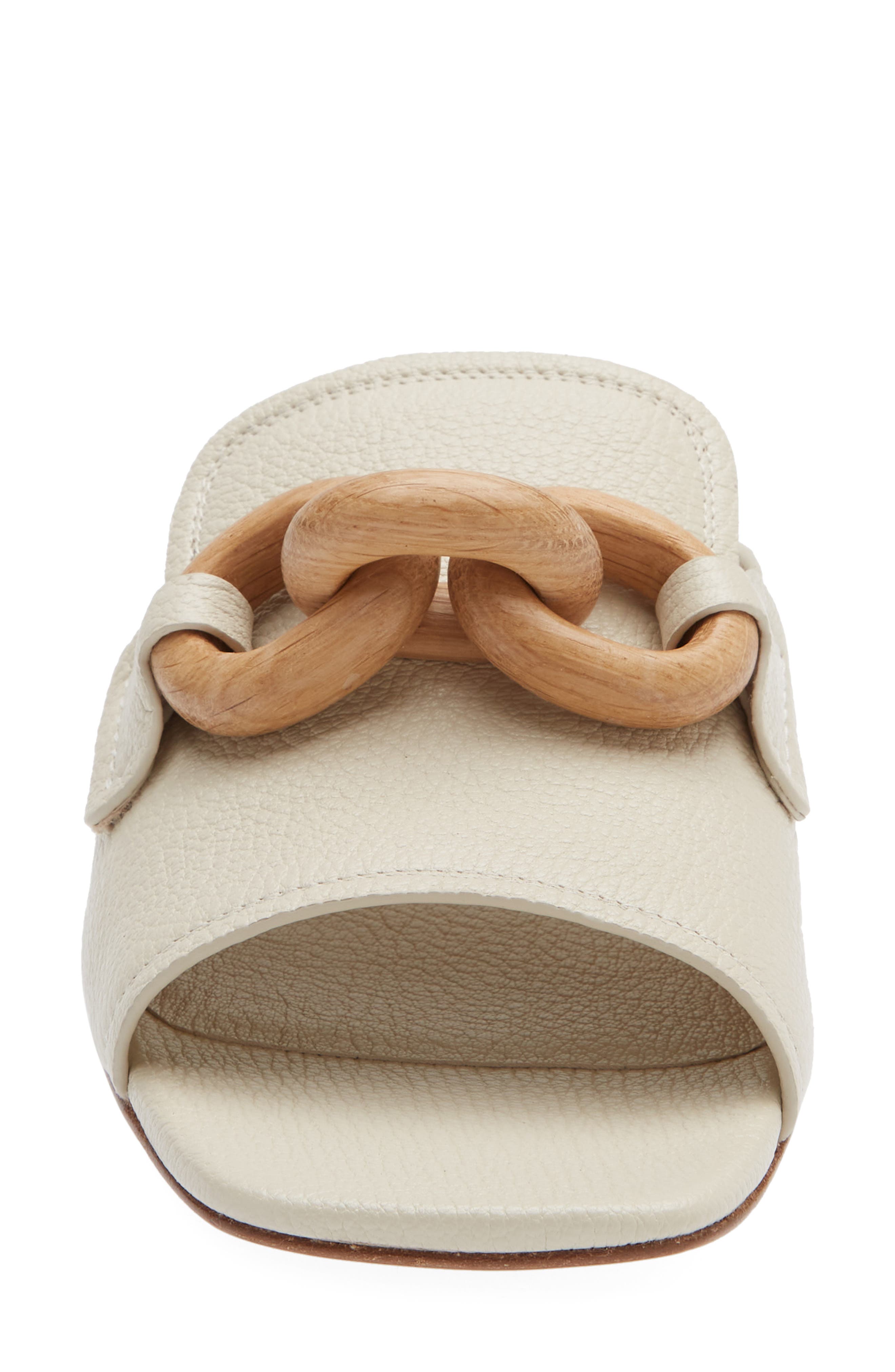Pedro Garcia Enna Slide Sandal, Alternate, color, Ivory Petitgrain Oak