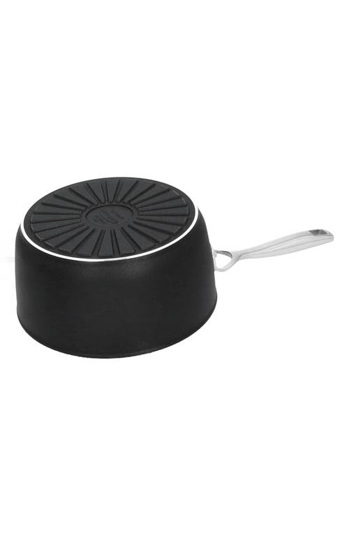 Demeyere Alu Pro 5 2-quart Nonstick Aluminum Saucepan In Black