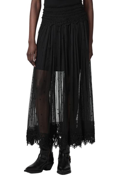 Trixie Lace Maxi Skirt