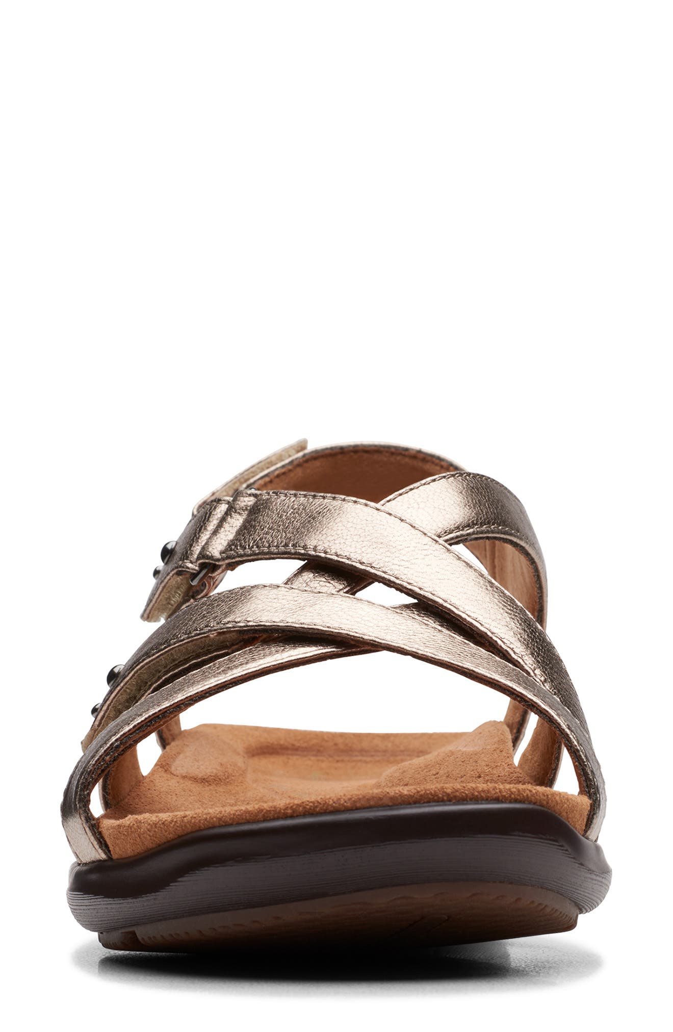Clarks<sup>®</sup> Kitly Go Sandal, Alternate, color, Metallic