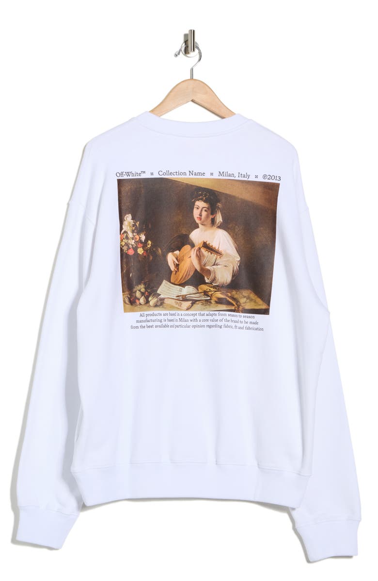 Off-White Caravaggio Angel Slim Sweater, Alternate, color, 