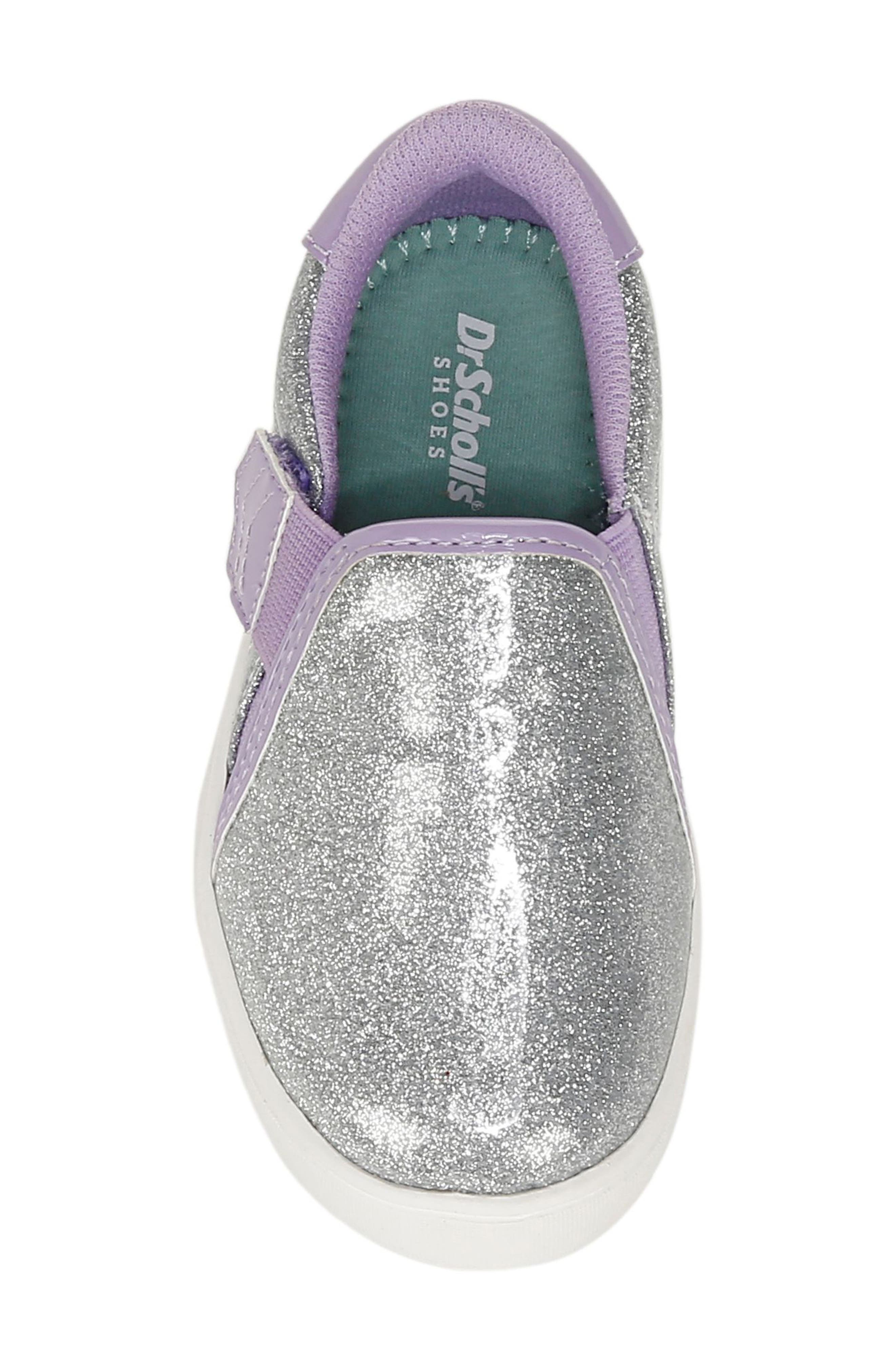 Kids' Madison Sneaker, Alternate, color, SILVER GREY FAUX LEATHER