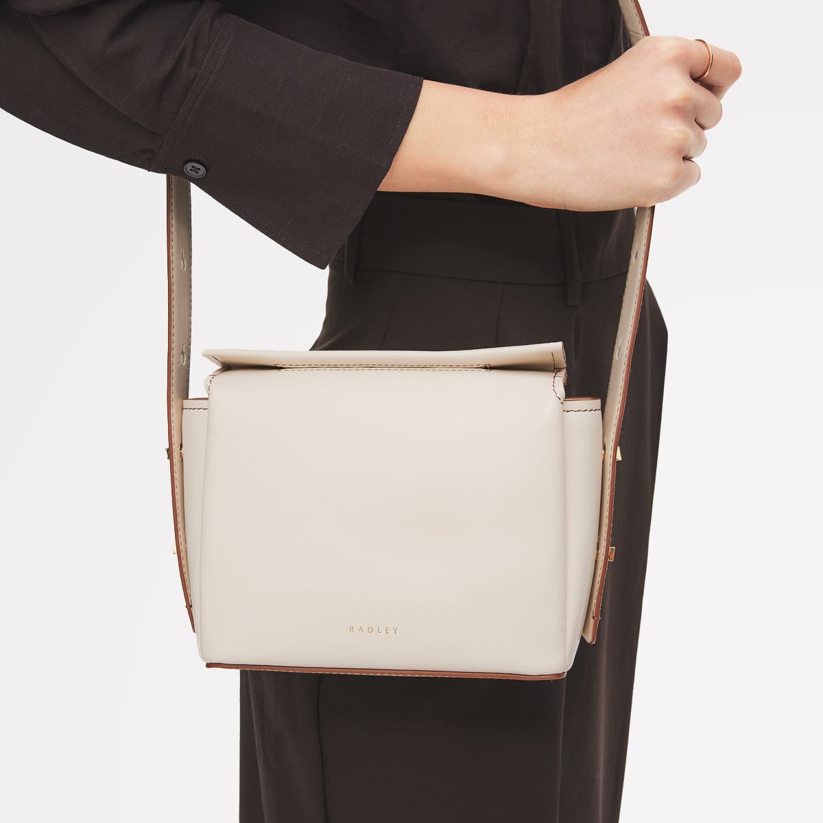 The Selina Small Flapover Crossbody Bag, Alternate, color, Salt Lake