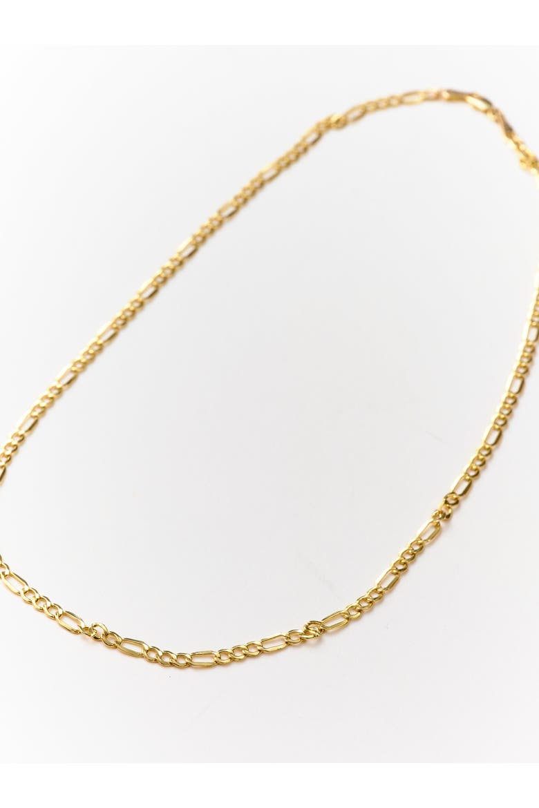 Harlow Figaro Chain Necklace, Alternate, color, 18"