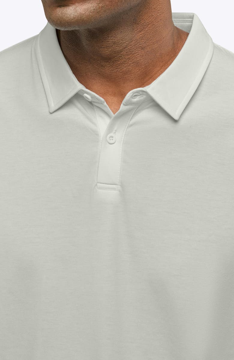 Cuts Trim Fit Cotton Blend Polo, Alternate, color, Mourning Dove