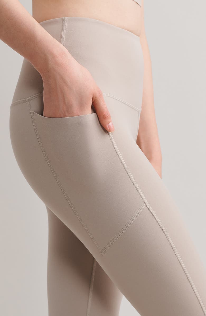 Rhone Revive Pockets 7/8 Leggings, Alternate, color, Taupe