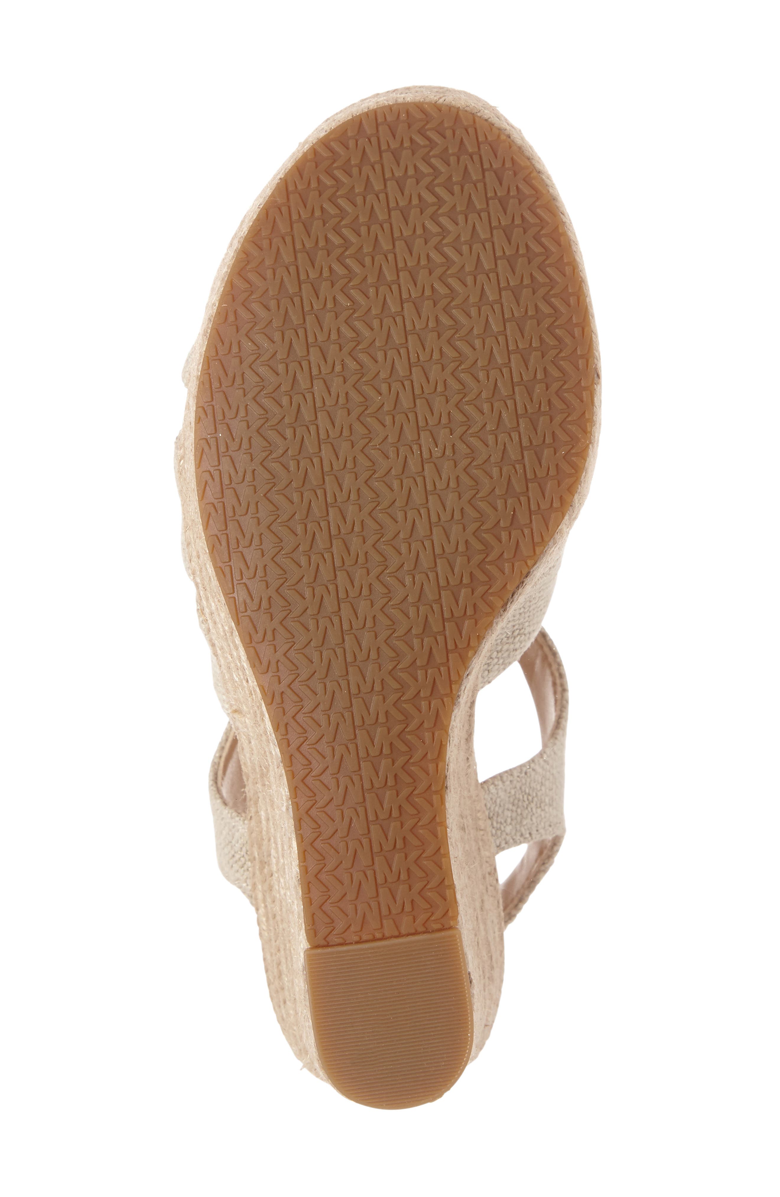 Berkley Platform Wedge, Alternate, color, NATURAL FABRIC