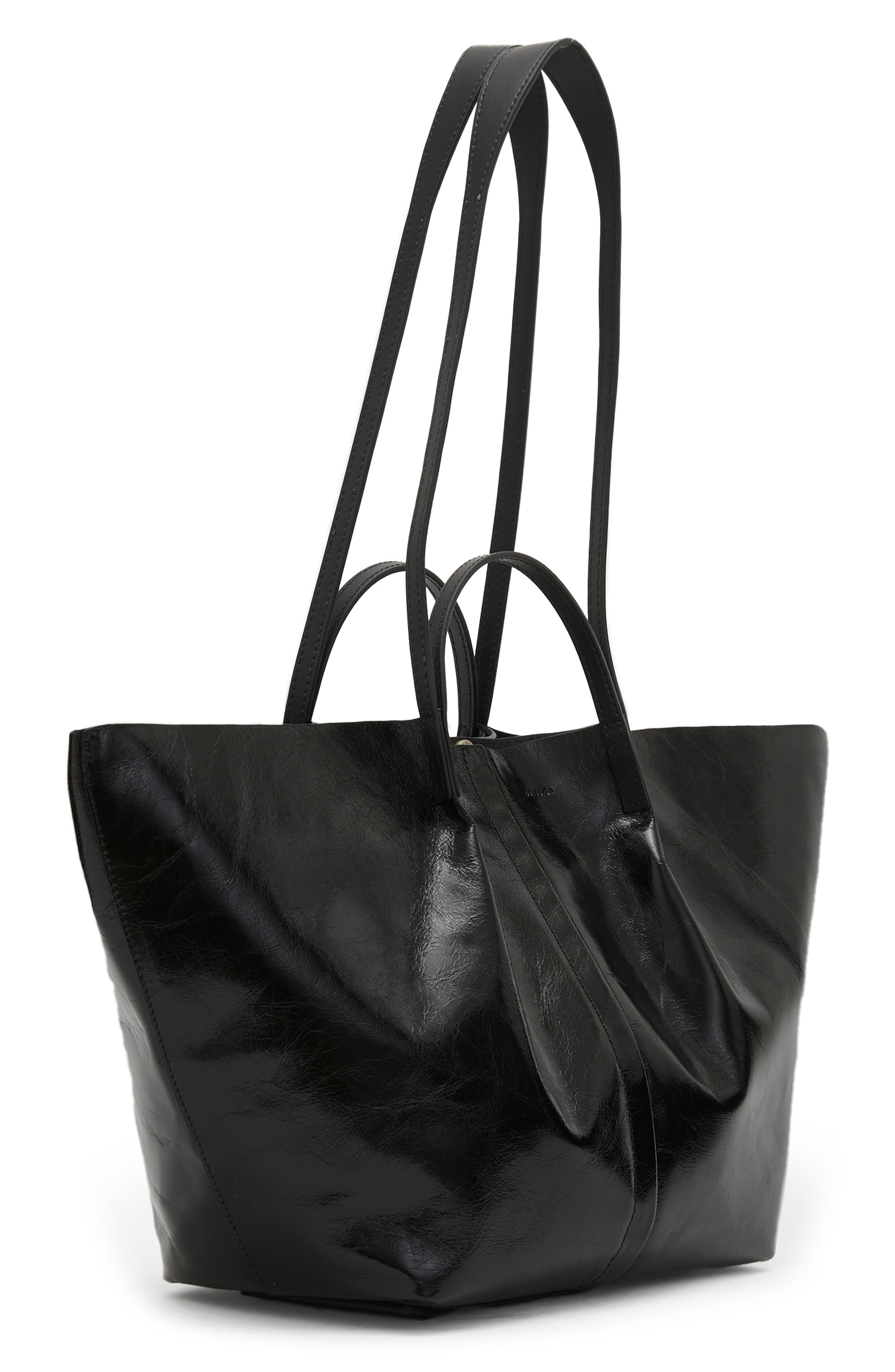 AllSaints Odette Tote & Pouch, Alternate, color, 