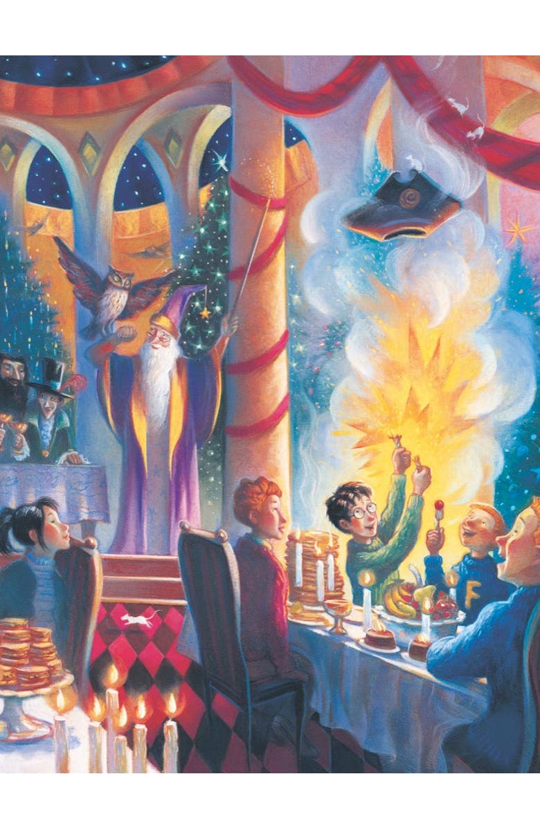 NEW YORK PUZZLE COMPANY Christmas at Hogwarts 1000 Piece Puzzle, Alternate, color, NO COLOR