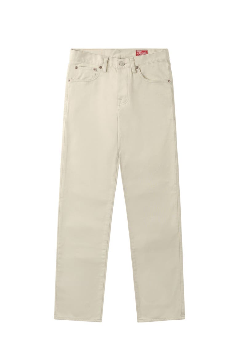 913 Superjohn 5-Pocket Cotton Satin Denim, Main, color, TAUPE