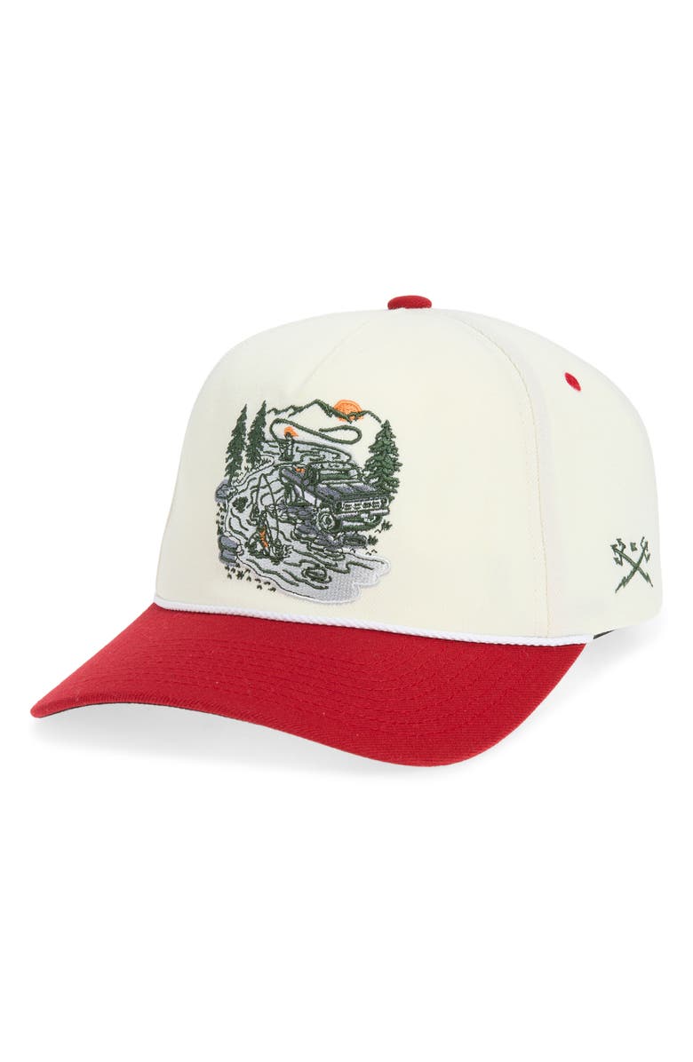 DARK SEAS Off Road Snapback Baseball Hat, Main, color, 