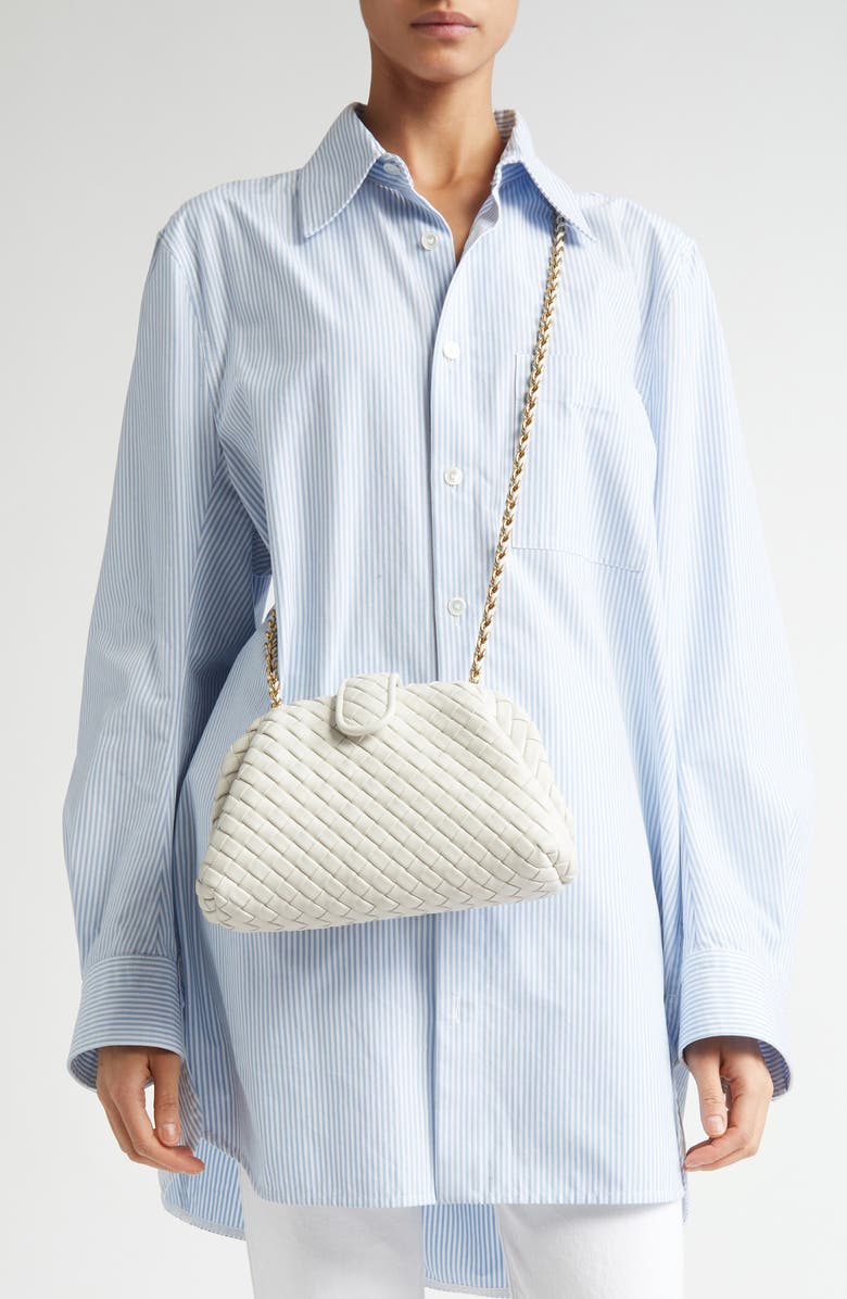 Bottega Veneta Mini Lauren 1980 Intrecciato Leather Clutch, Alternate, color,