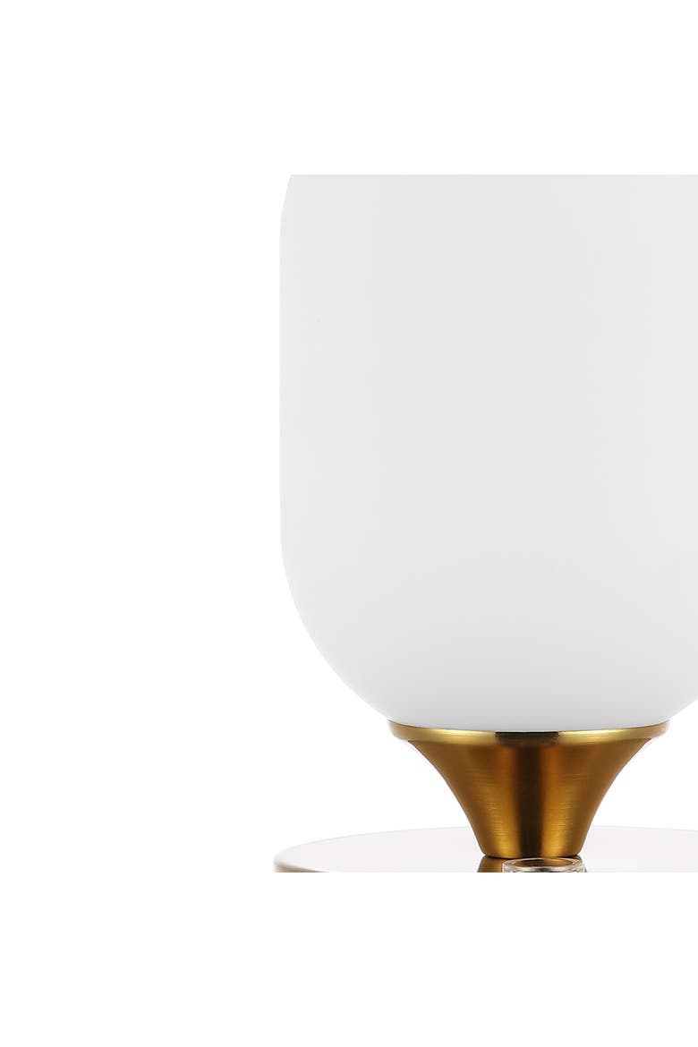 Eli Modern Minimalist Iron Rechargeable Integrated Portable LED Table Lamp, Alternate, color, Brass Gold
