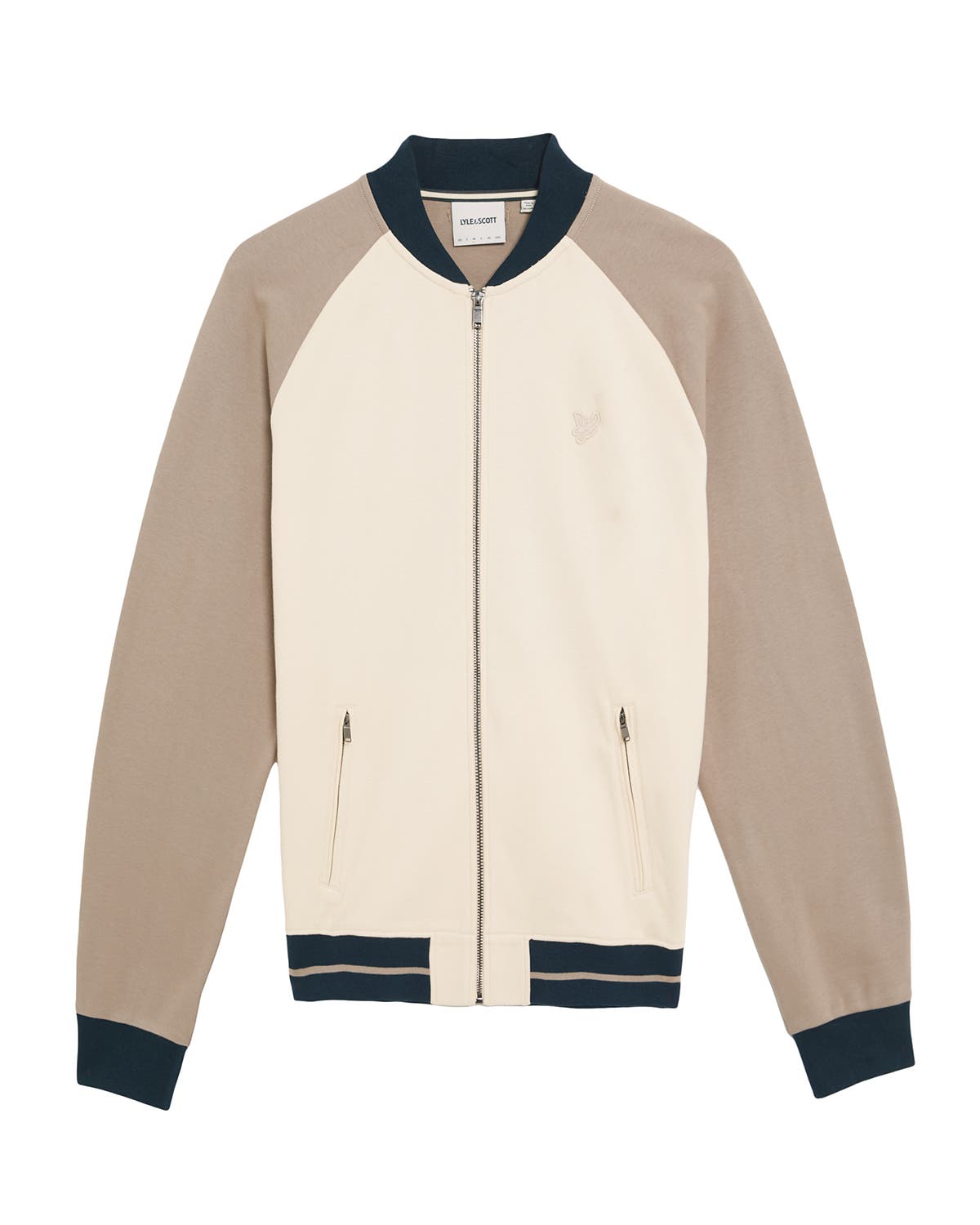 Interlock Contrast Raglan Bomber Jacket - image 4