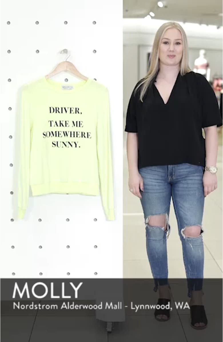 'Somewhere Sunny' Sweatshirt, sales video thumbnail