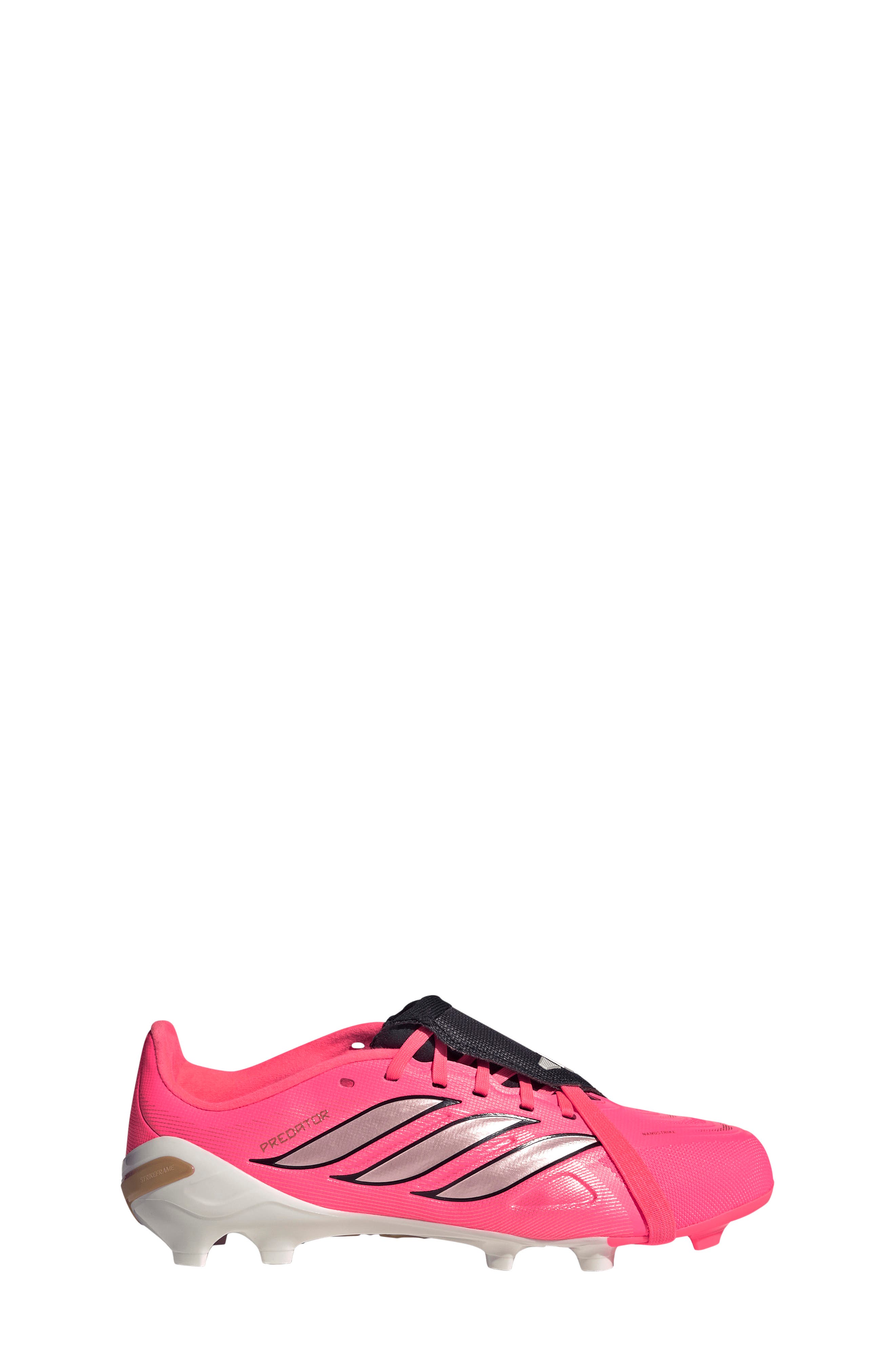 Kids' Predator League Firm Ground Soccer Cleat, Alternate, color, TURBO/ CHROME/ BLACK