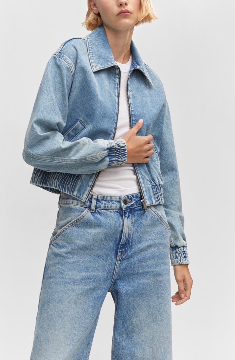 MANGO Wide Leg Jeans, Alternate, color, 