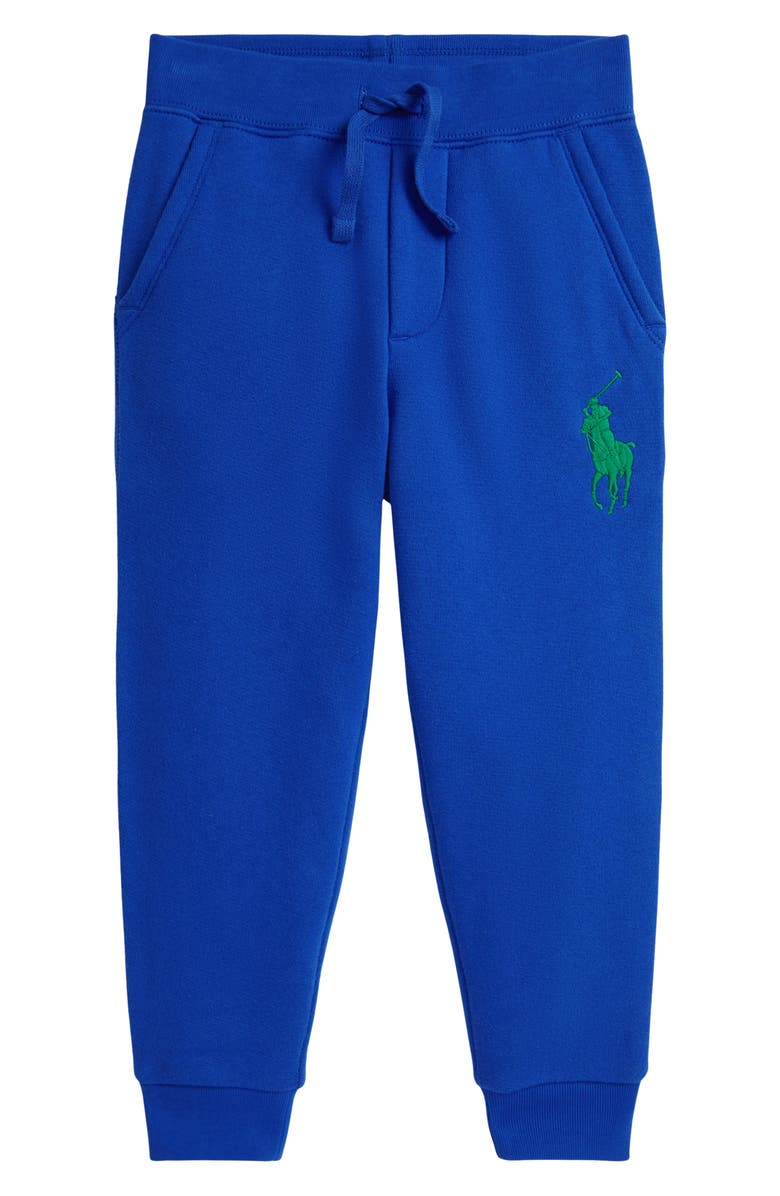 Polo Ralph Lauren Kids' Big Pony Fleece Joggers, Main, color, Sapphire