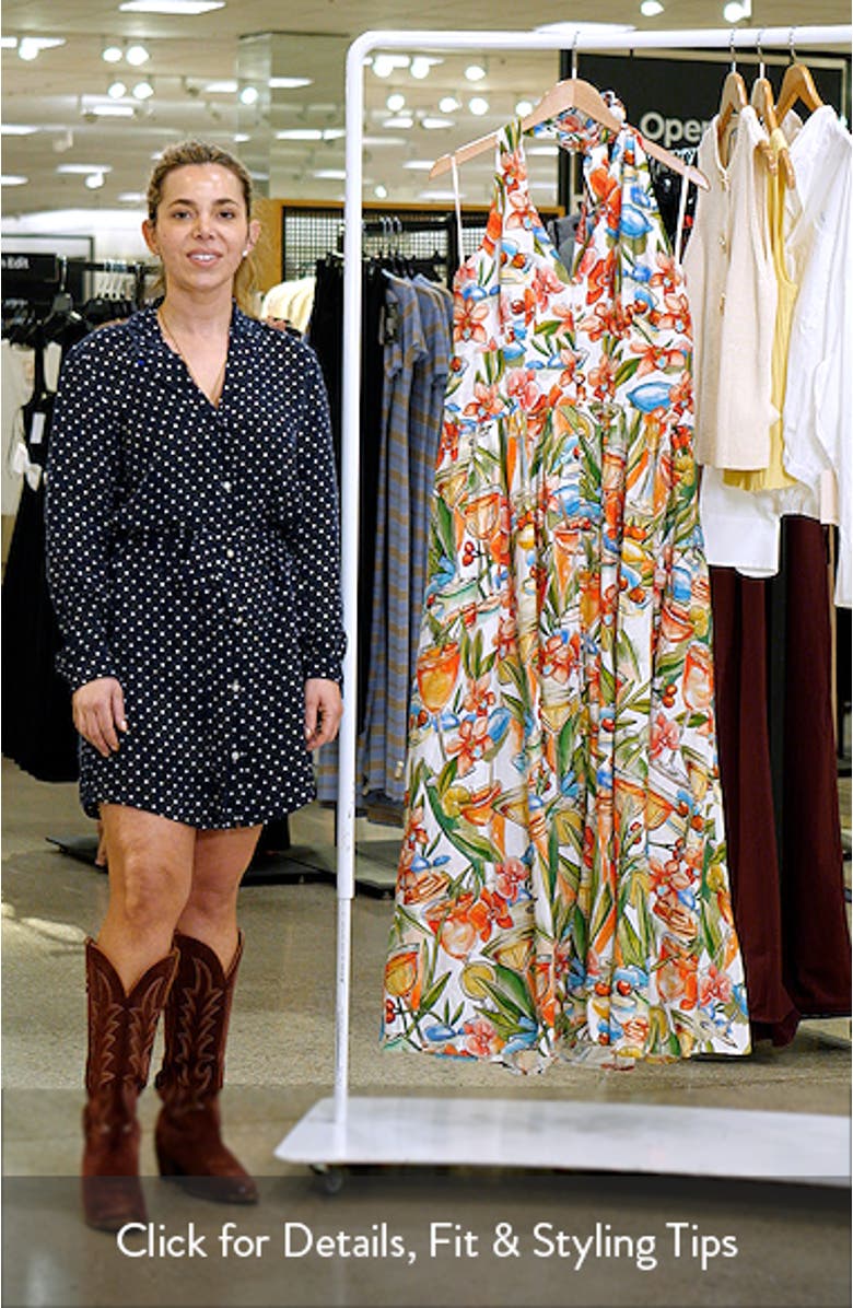 Cocktail Halter Maxi Dress, sales video thumbnail