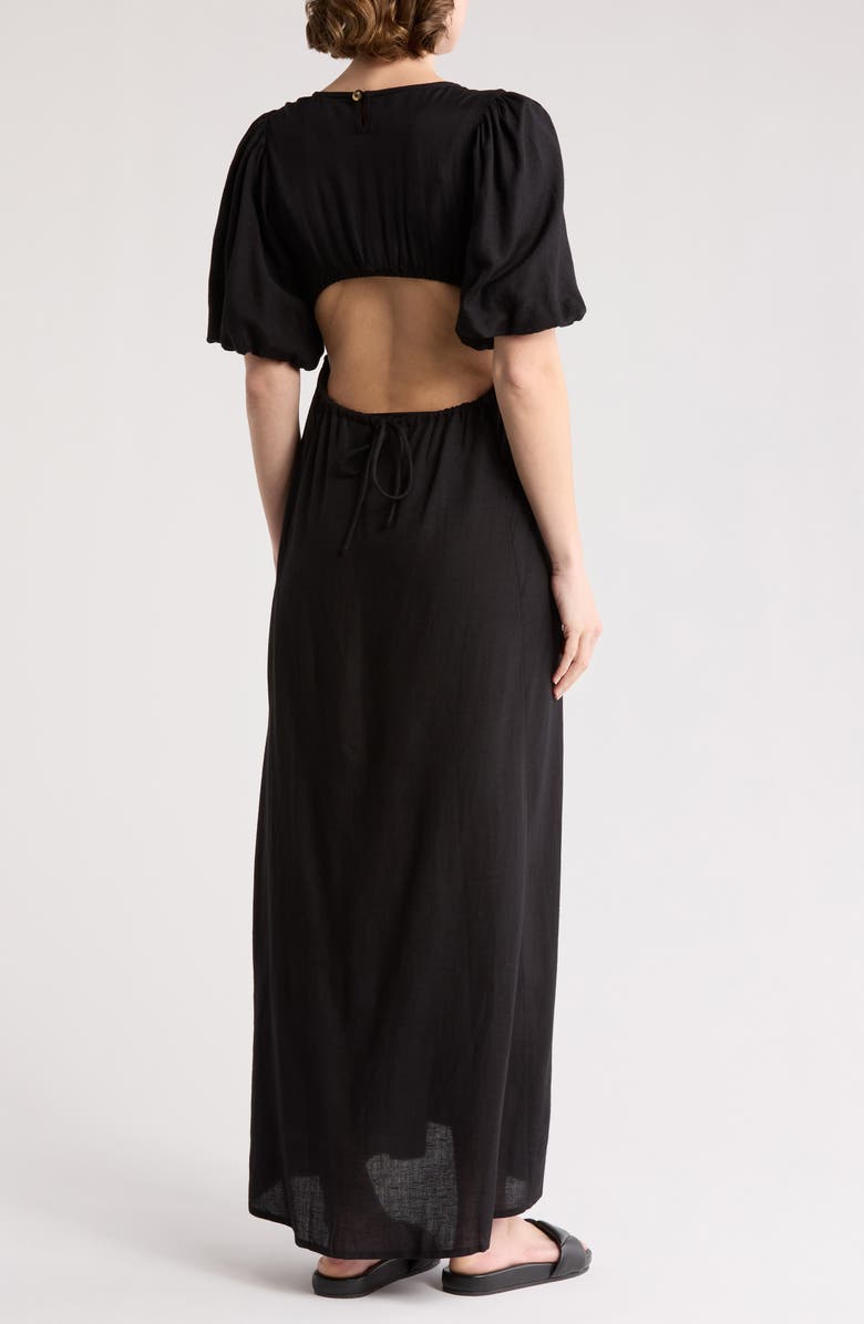 Beach Riot Cutout Cover-Up Maxi Dress, Alternate, color, 