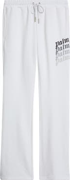 PLAY PALM ANGELS Logo Print Sweatpants
