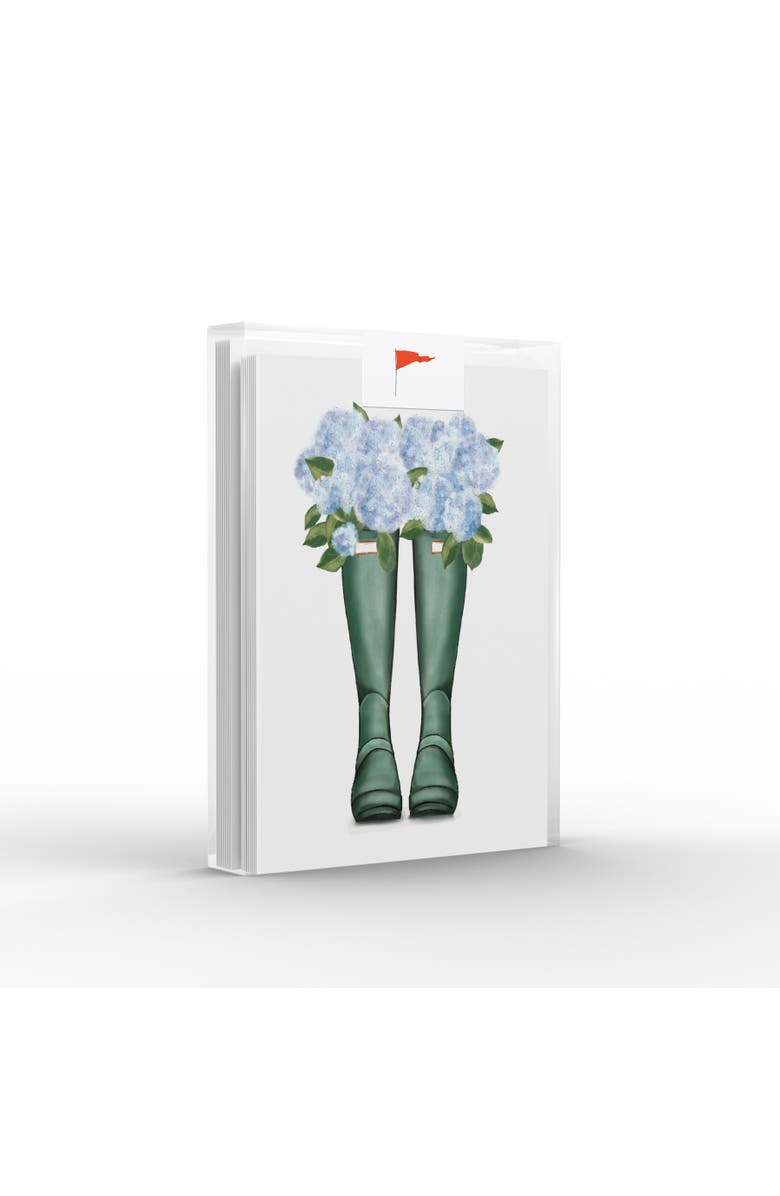 Ramus & Co Rain Boot Hydrangeas Greeting Card Pack Set, Main, color, Multi-Pack