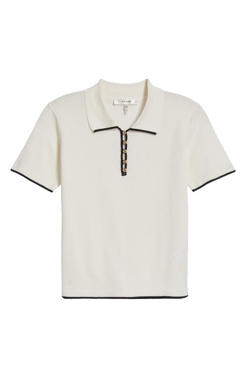 FRAME FRAME THE SPORT TIPPED COTTON POLO