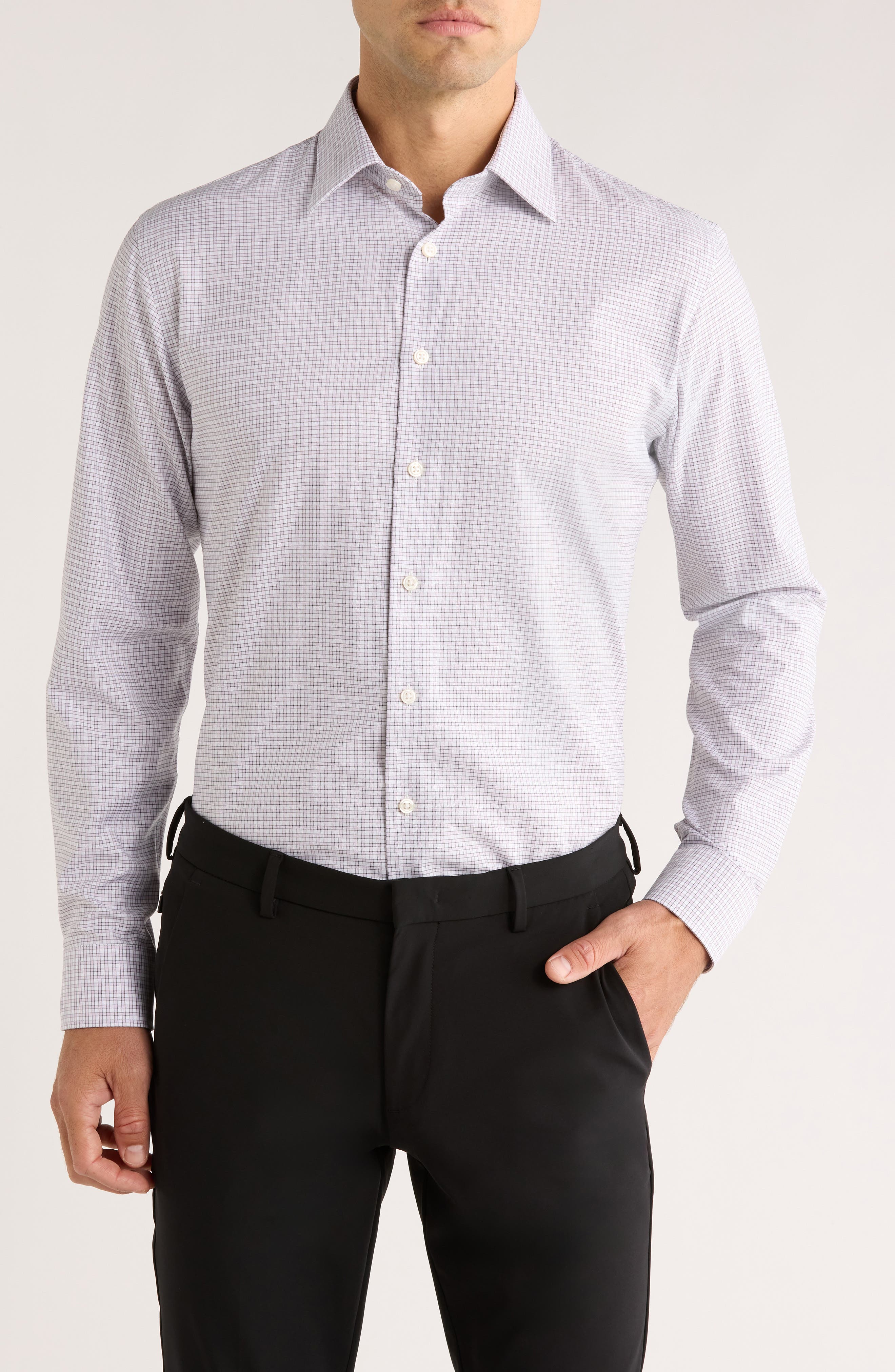 PINK- GREEN CLINE PLAID