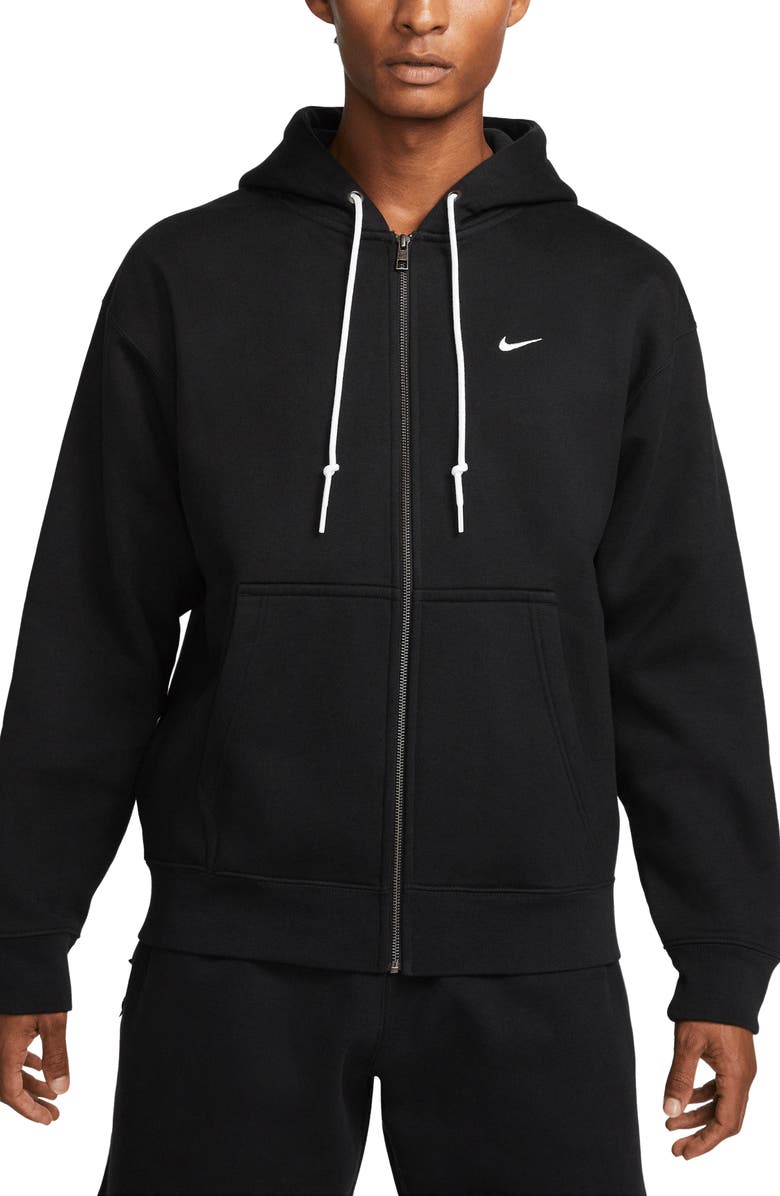 Nike Solo Swoosh Zip Hoodie, Main, color, 