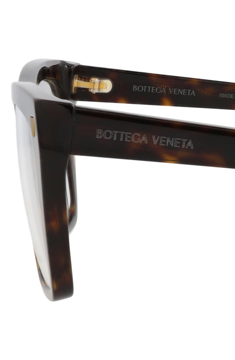 Bottega Veneta Optical Glasses, Alternate, color, Havana Havana Transparent