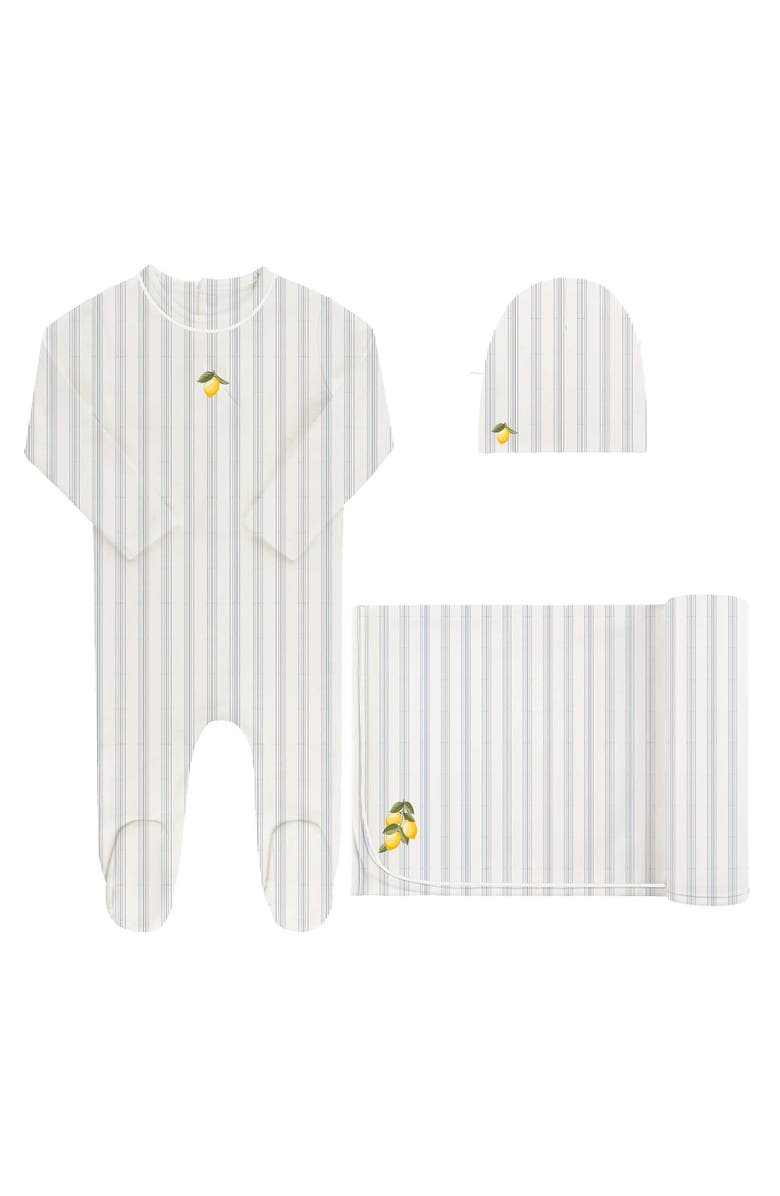 Ely's & Co. Lemon Peach Collection - Layette Set, Main, color, Lemon