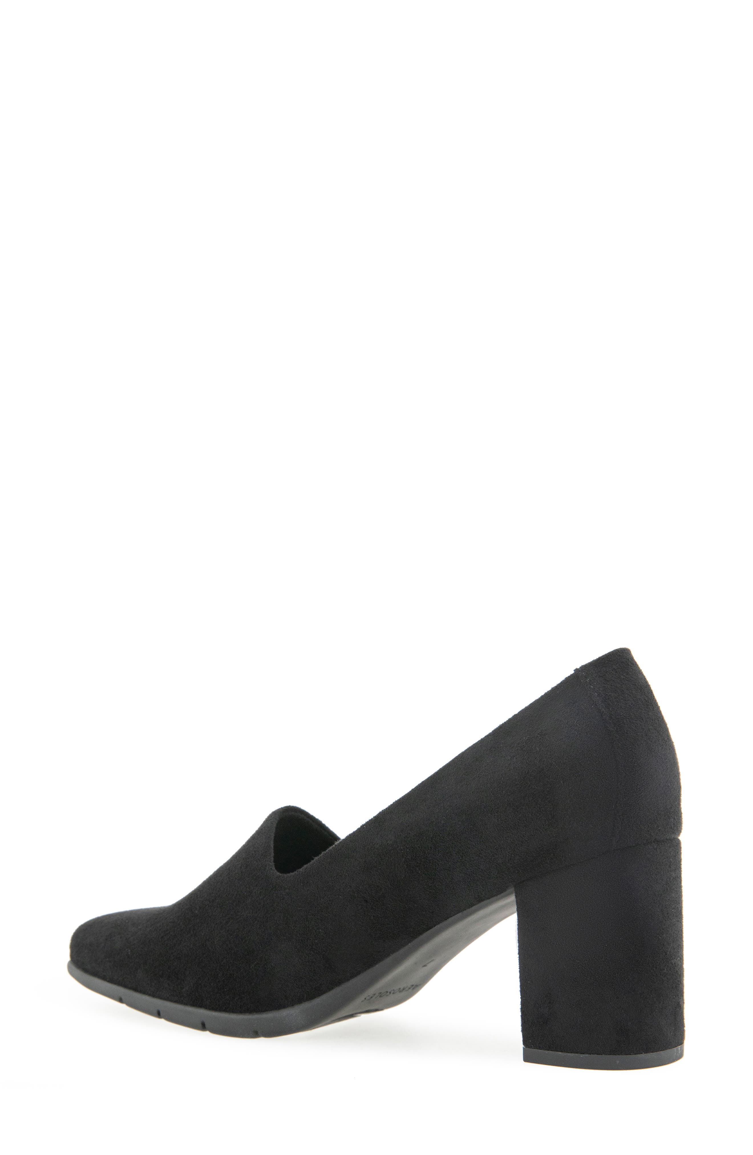Aerosoles Midnight Pump, Alternate, color, Black Faux Suede