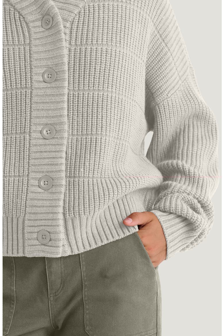 Coastloom Cardigan, Alternate, color, OFF WHITE HEATHER