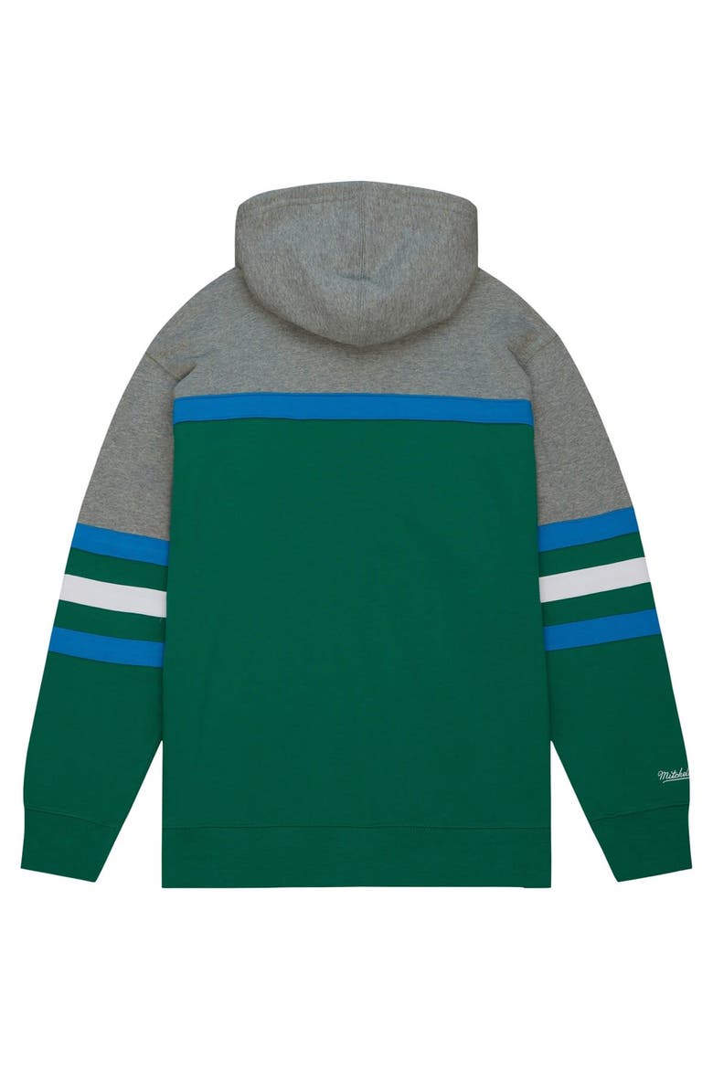 Men's Mitchell & Ness Green Tulane Green Wave Head Coach Pullover Hoodie, Alternate, color, Green