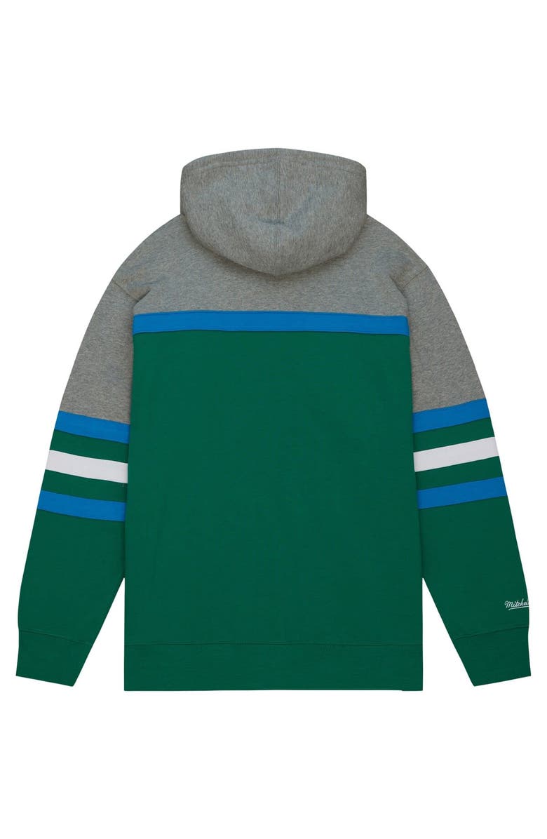 Mitchell & Ness Men's Mitchell & Ness Green Tulane Green Wave Head Coach Pullover Hoodie, Alternate, color, Green