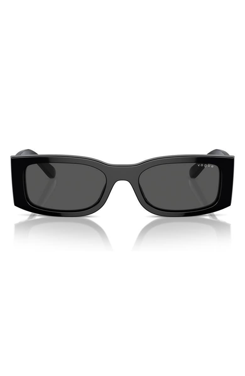 VOGUE 53mm Rectangular Sunglasses, Main, color, 