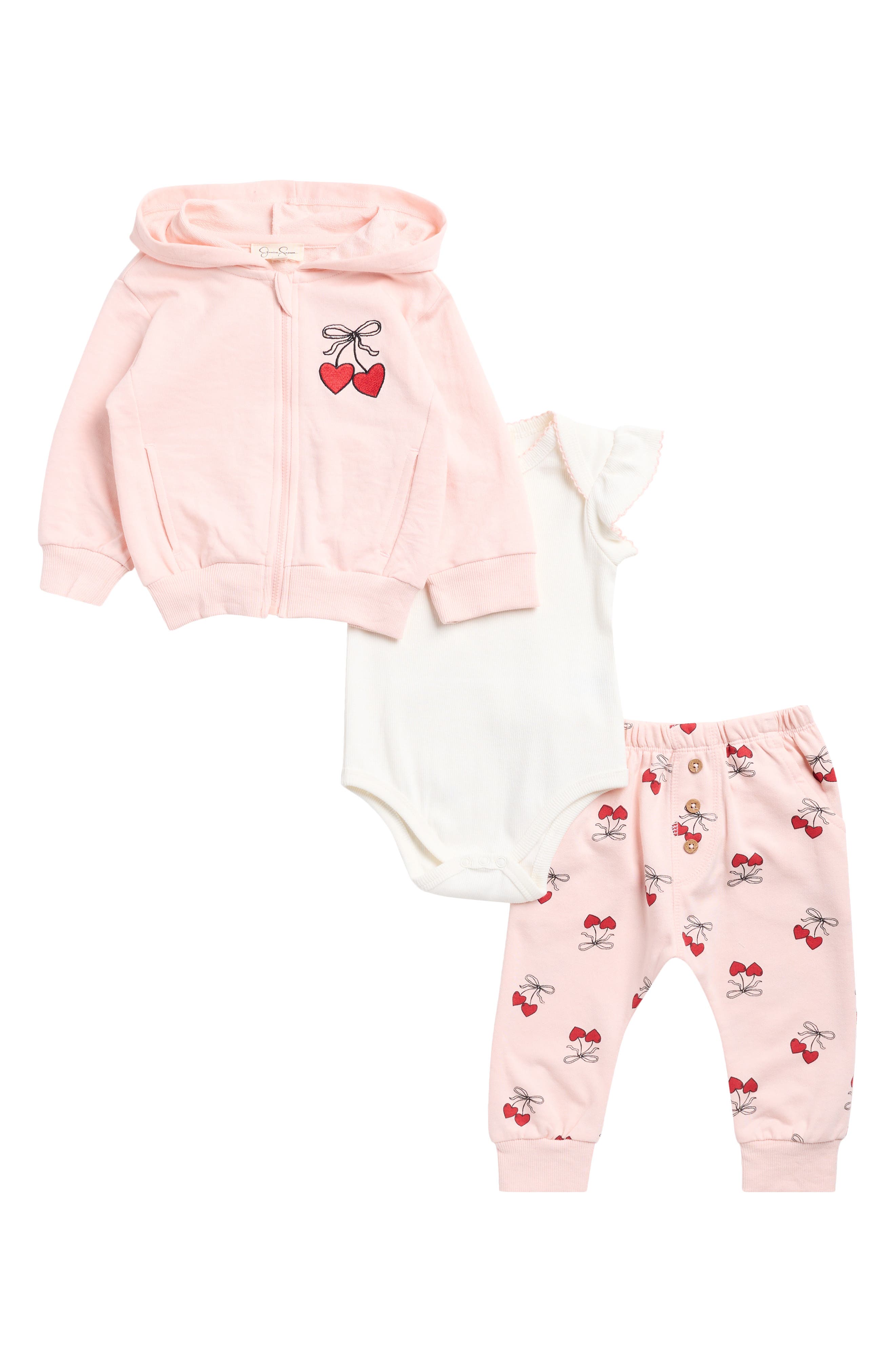 Kids' 3-Piece Hoodie, Bodysuit & Joggers Set