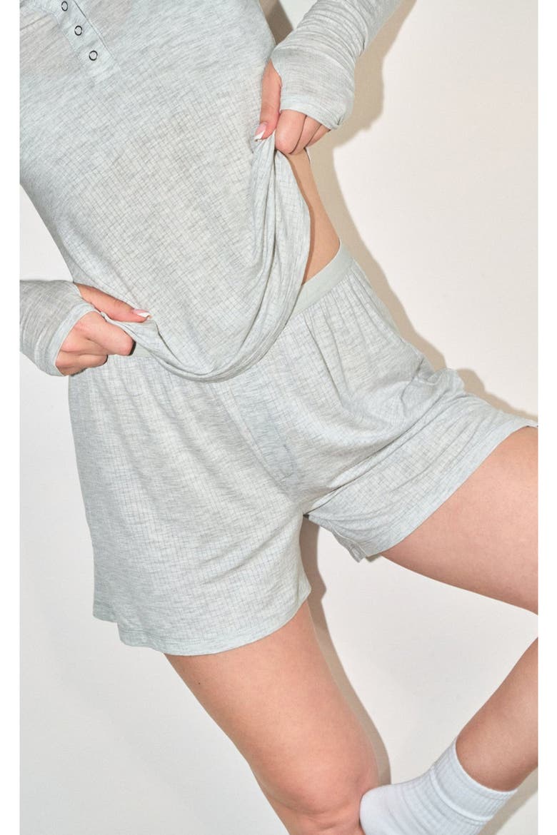 Float Rib Boxer Short, Alternate, color, Stone Marl